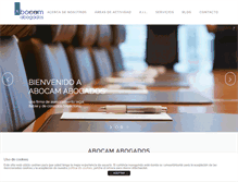 Tablet Screenshot of abocamabogados.com